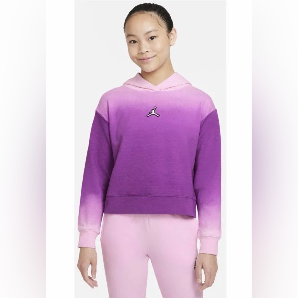 Nike Jordan Essentials Boxy Pullover hoodie sweatshirt - Kids Sz M